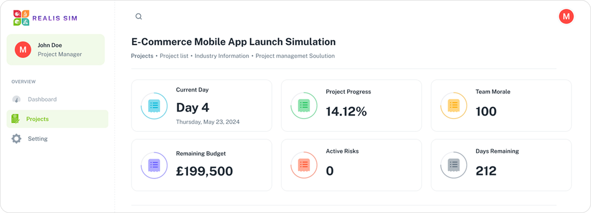 Project Management Simulation 2